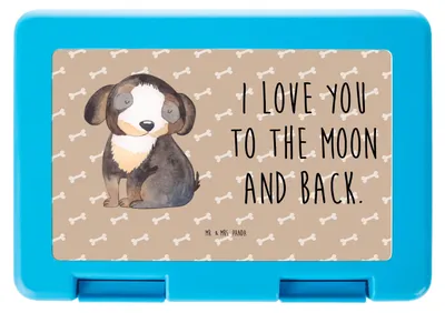 Produktbild von Mr. & Mrs. Panda Snackbox Hund Entspannen - Hundeglück - Geschenk, Essensbehälter, Süß, Brot Aufbewahrungsbox, Sprüche, Bentobox, Niedlich, Lebensmittel, Lunchbox, Liebe