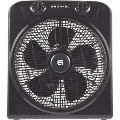 Zdjęcie produktu dla Grunkel BOXFANNG, Wentylator domowy z łopatkami, Czarny, Podłoga, Plastik, 64,5 dB, 30 cm