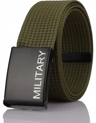 Produktbild von Gracio Herren Stoffgürtel Militär Khaki 125cm