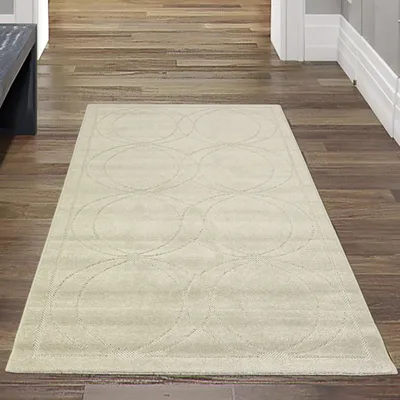 Produktbild von Orientteppich mit dezenten Ornamenten | In- & Outdoor | creme Größe - 80x150 cm