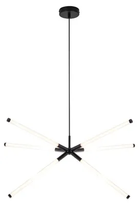 Zdjęcie produktu dla Lampa wisząca LED NIVARO czarno-biała 36W Ciepła biel 3150lm metal wym:150x92x53cm IP20 Rabalux