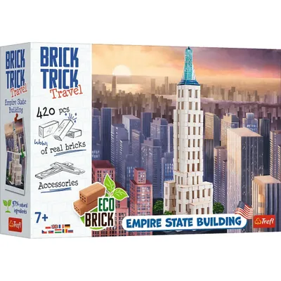 Productafbeelding van Trefl Brick Trick Travel - Empire State Building, Bouwstenen, vanaf 7 jaar, 420 stuks, 2,58 kg