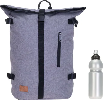 Produktbild von Rucksack Herren Kurierrucksack Freizeitrucksack New Rebels Courier Fahrradrucksack Roll-Top Laptoprucksack Notebook Fach Tasche Backpack Daypack mit Brustgurt 51.107938 Vintage Grau