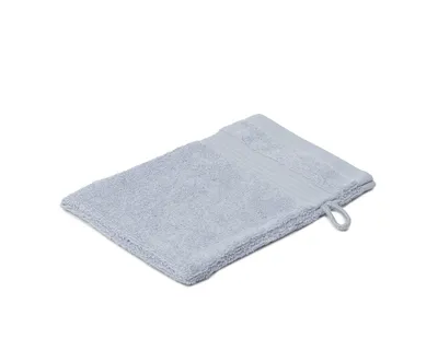 Produktbild von sleepling - liebling Waschhandschuh, 100% hochwertige Baumwolle, mit Schlaufe, 17 x 24 cm, waschbar & trocknergeeignet, weich, silber