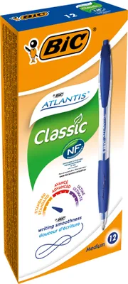 Produktbild von BIC Atlantis Stick, Blau, 12 Stück(e)