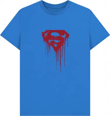 Produktbild von Superman - "Official" T-Shirt für Herren/Damen Uni PN2098 (XL) (Leuchtendes Blau)