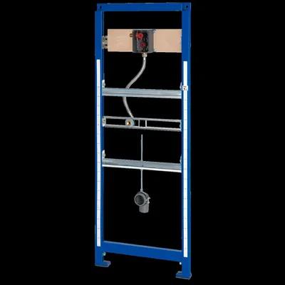 Image de Éléments de fixation KWC, AQUAFIX, pour urinoir en acier inoxydable, pour système de rinçage d'urinoir
