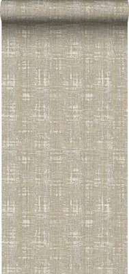 Productafbeelding van Sanders & Sanders behang linnenstructuur beige 53 cm x 10 m