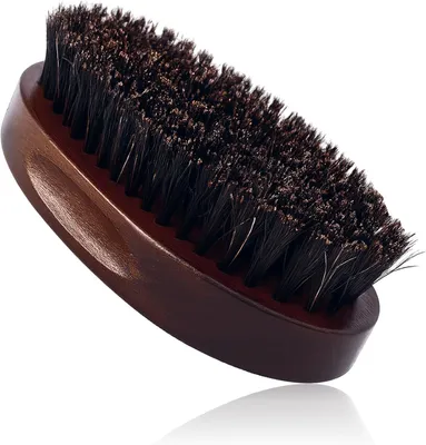 Image de Brosse à barbe en poils de sanglier, sans manche, pour l'entretien de la barbe, à utiliser quotidiennement