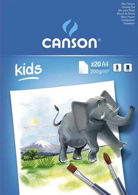 Immagine prodotto di Canson Kids blocco da disegno A4 200 g/m², 20 fogli