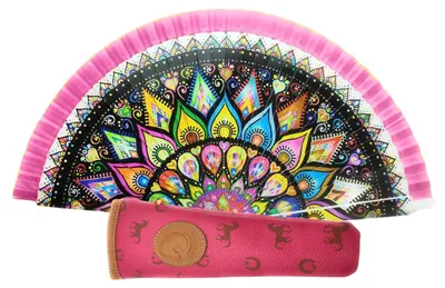 Immagine prodotto di Ventilatore pieghevole elegante con motivo floreale