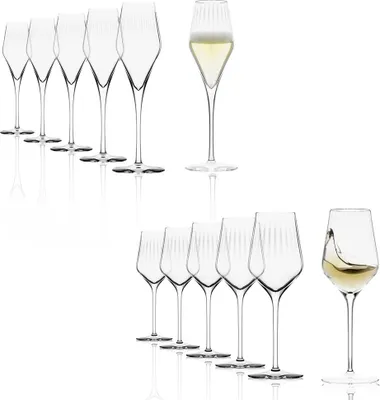 Produktbild von Stölzle Lausitz Symphony Weißweinkelch/Champagnerkelch Set 12 tlg