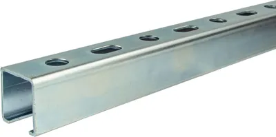 Produktbild von tecuro Montageschiene Typ 28/30 x 1000 mm x 2,00 mm, Stahl verzinkt C/U-Profil