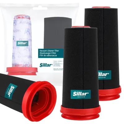 Produktbild von Sillar 2× Ersatzfilter für Bosch Flexxo Series 4 Akku Staubsauger, Hauptfilter und Vorfilter Set