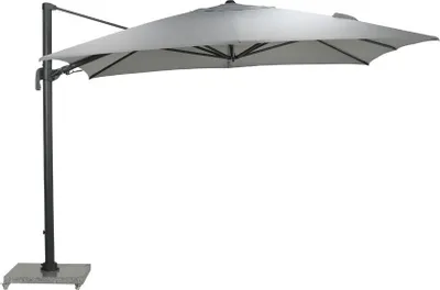 Produktbild von Garden Impressions Hawaii Big Pole II Sonnenschirm - 350x350 cm - carbon black - royal grau