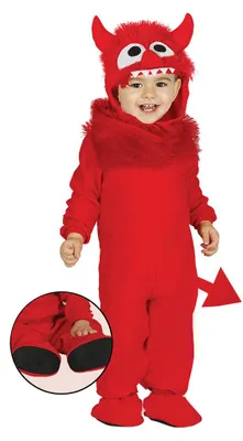 Produktbild von rotes Monster Baby, Größe:74/80