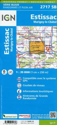 Produktbild von Estissac Marigny-le-Châtel 1:25 000