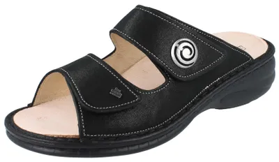Produktbild von FINN COMFORT Colina Damen Pantolette schwarz Brina Nubukleder - Größe: 40
