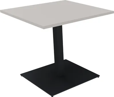 Produktbild von Bespr.ti Rechteck Tellerfuß Quadrat B800xT8000xH720 an/Lichtgrau