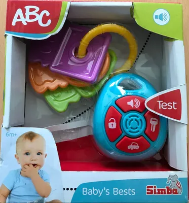Produktbild von Simba Toys ABC Autoschlüssel, Junge/Mädchen, 6 Monat( e), Mehrfarbig