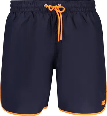 Produktbild von Herren Bade-Boxershorts Blau - Komfort & Stil mit Innenslip & Taschen