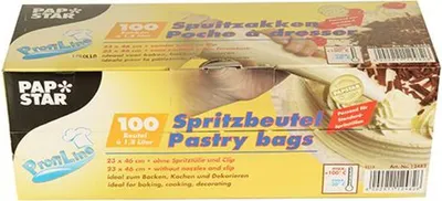 Produktbild von 900 Spritzbeutel 1,8 l, 46 x 23 cm Einweg