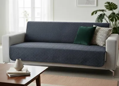 Zdjęcie produktu dla Narzuta całoroczna LUIZ 5 GRF 200x220 cm ciemnoszara