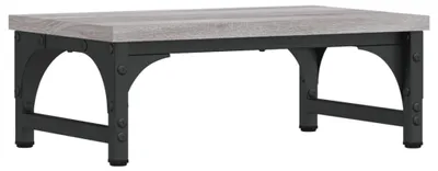 Obrázek produktu pro vidaXL Stojan na monitor Grey Sonoma 37x23x14 cm Dřevěný materiál