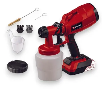 Immagine prodotto di Aerografo a batteria 18 V con serbatoio 800 ml per verniciatura