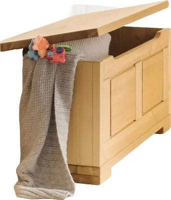 Produktbild von Deckeltruhe Vita Kiefernholz Natur 120 x 43 x 45 cm