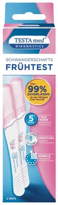 Produktbild von TESTAMED Schwangerschaftstest 2er