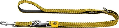 Produktbild von Hunter Verstellbare Führleine Hilo BVB schwarz/gelb, Maße: 25 mm / 200 cm