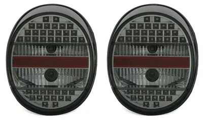 LED Rückleuchten Heckleuchten Links Rechts Schwarz für VW Käfer 1303 1973-1985