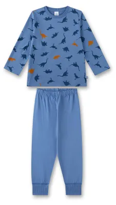 Produktbild von Sanetta Jungen-Schlafanzug lang blau Dino 98
