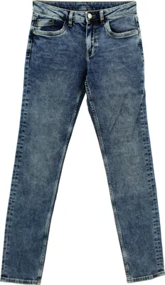 Produktbild von 33071 EDC by Esprit, Medium Rise Slim, Damen Jeans, Stretchdenim, blue used, W 26 L 32