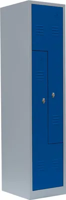 Produktbild von 2er Z-Spind Umkleideschrank Stahl Kleiderschrank Garderobenschrank 525101