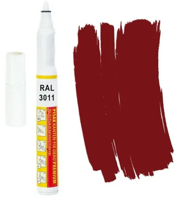 Produktbild von Kanten FIX RAL 3011 Braunrot Retuschierstift – Fenster, Türen, Möbel, PVC