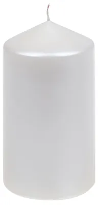Produktbild von Stumpenkerzen "Edelglanz" Weiß 150/77 mm, 4 Stück