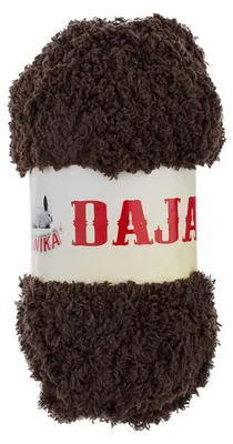Produktbild von 50g Kuschelgarn Daja Kuschelwolle Chenille-Strickgarn Farbauswahl, Farbe:braun