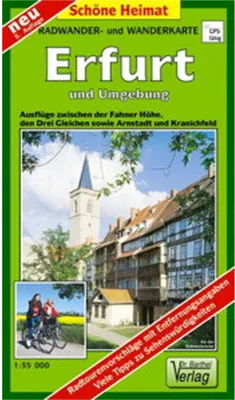 Immagine prodotto di Erfurt e dintorni 1 : 35 000. carta ciclistica ed escursionistica