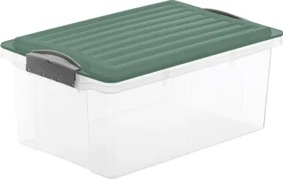 Produktbild von Stapelbox DIN A4, 13 l COMPACT, Farbe:Mistletoe grün