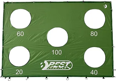 Produktbild von Best Sporting 11082 Torwand 240er grün mit 5 Schußlöchern