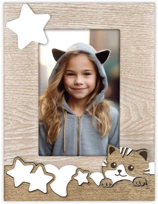 Immagine prodotto di ZEP Figaro 10x15 cm - Portafoto Braun Gatti e Stelle