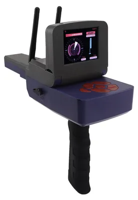 Image de Détecteur de métaux d'une profondeur de 30 m, portée de 1 500 m, scanner de métaux souterrains avec écran, pour l'or, l'argent et le cuivre, prise européenne 100–240 V