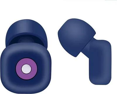 Produktbild von INF Geräuschreduzierende Ohrstöpsel mit Innenringfilter, Silikon, Mehrfachpack Blau