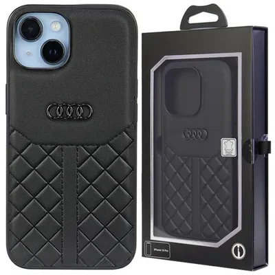 Produktbild von Audi Genuine Leather Case für iPhone 14 schwarz
