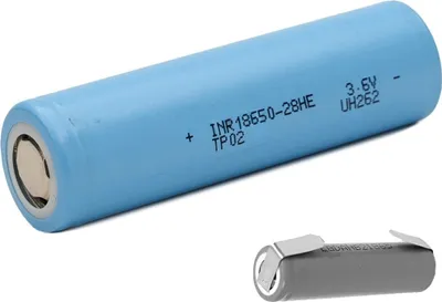 Produktbild von TP INR18650-28HE 2800mAh - 10A kompatibel Samsung 29E Lötfahne U