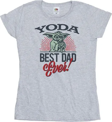 Produktbild von Star Wars - "Mandalorian Dad" T-Shirt für Damen BI43475 (S) (Grau)