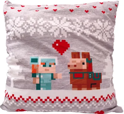 Produktbild von Weihnachten World of Minecraft Kissenbezug