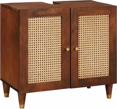Image de Armoire d'évier Marron 62 x 33 x 58 cm Bois d'ingénierie